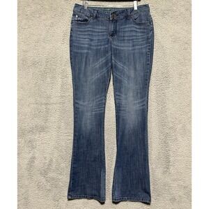 Wrangler Blue Bootcut Jeans for Men